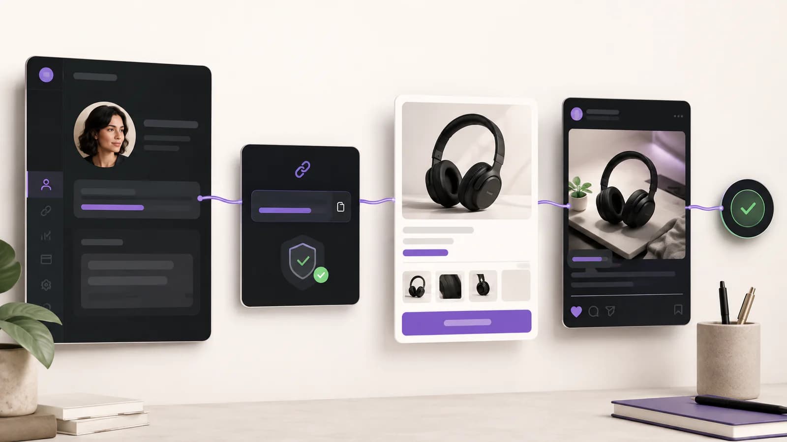 Tela Growify para gerar, revisar e publicar uma oferta com link de afiliado.